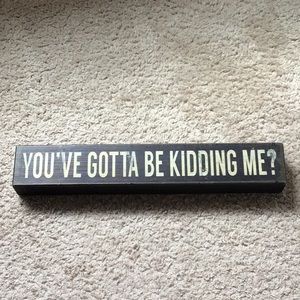 HOME DECOR | Block Sign Wall Decor